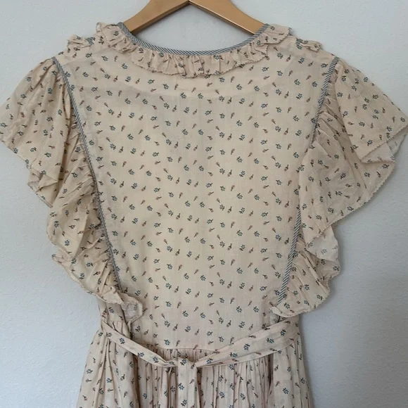 Christy Dawn 🌼 Kori Cotton Dress in Daffodil Cream Floral Maxi Midi Dress (S) - Picture 7 of 7